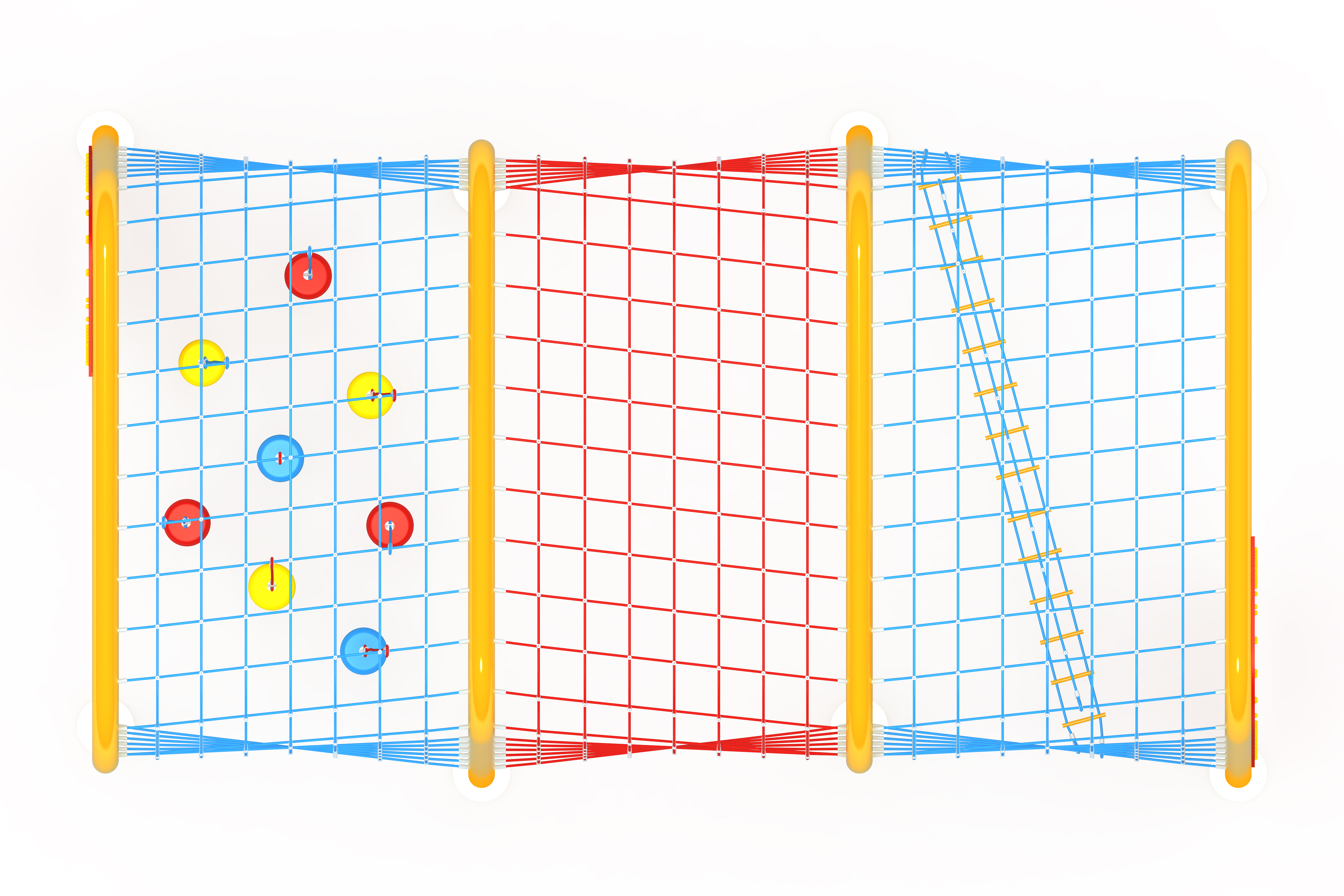 Halatlı Tırmanma B-PTR-200 PTR-222 | Parkur ve Halatlı Tırmanma Oyun Grupları | Erse Kent Mobilyaları
